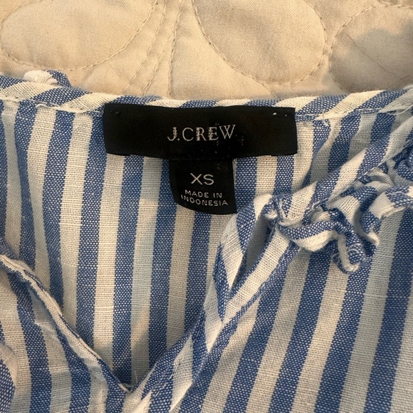 Blue and White Striped Sundress - Picture 2 of 6